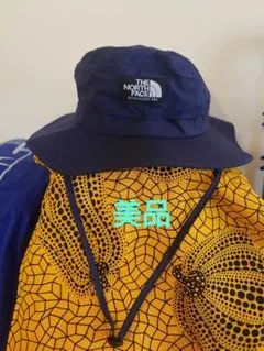 【THE NORTH FACE】 ネイビーのバケットハット（ Lサイズ）