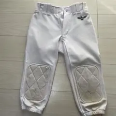 Mizuno 練習着 ホワイト サイズ150 膝パッド付き - メルカリ