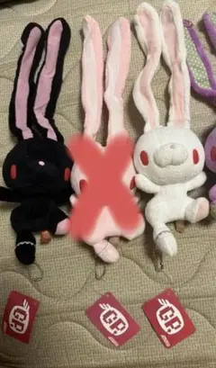 汎用うさぎ ぬいぐるみ まんまと罠にver ひとくちサイズ 白 チャックス