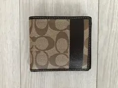 コーチ（COACH） 二つ折り財布 ベージュ/ブラウン