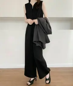♡ ZOZOTOWN アビトーキョー オールインワン　ブラック ♡のサムネイル