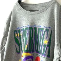スーパーメガマート カクテル グッドフレンズ Tシャツ XL グレー灰色 古着