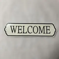 WELCOME サインプレート 壁掛け インテリア