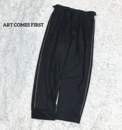 ART COMES FIRST ウールパンツ スラックス サイドライン M
