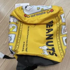 新品未使用　PEANUTS リュック　男の子　22×33×16 黄色　スヌーピーのサムネイル