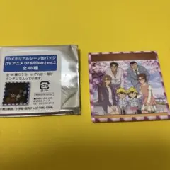 コナンランド メモリアル缶バッジ　工藤新一毛利蘭幼少期　優作有希子小五郎妃英理