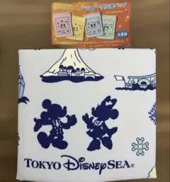 東京ディズニーシー 青 巾着バッグ 미사용 품목