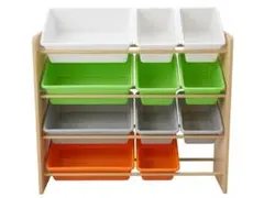【さむすんさん専用】IKEA トロファスト ２個セット　木製おもちゃ箱・収納棚 IKEA トロファスト 2個セット 木製収納ラック コンテナ付き - メルカリ