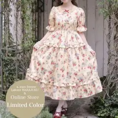 タグ付き未使用　アクシーズファムカワイイ　クラシックベリーワンピース　イエロー