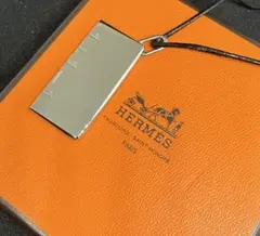 HERMES エルメス ネックレス 1+1=1 プレート チョーカー 片方のサムネイル