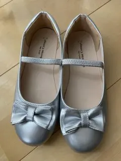 ☆キャサリンコテージ　フォーマルシューズ　21cm シルバーリボン☆