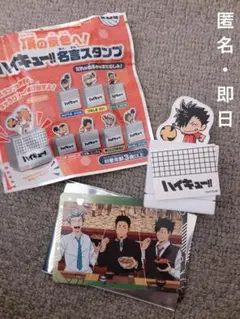 新品　ハイキュー　すき家　コラボ　カード　スタンプ　名言