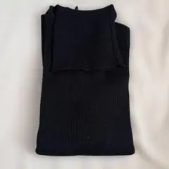 UNIQLO メリノリブタートルネックセーター 長袖 ブラック M