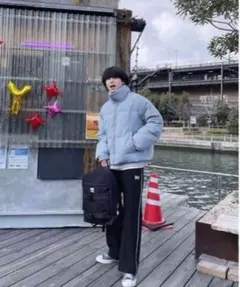 グレー ダウンジャケット