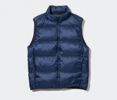 UNIQLO　ウルトラライトダウンベスト/ワイドキルトBLUE　L
