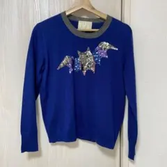 チェスティ コウモリ　ビジュー　ニット