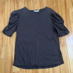 AnyFAM パフスリーブ 半袖Tシャツ ダークグレーのサムネイル