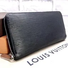 ルイヴィトン　 エピ ジッピーウォレット ブラック M68755 ラウンドジップ