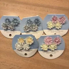 布製花パーツ 5セット