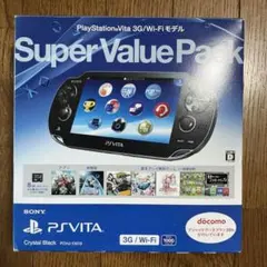 PS Vita PCH-1100 クリスタルブラック 3G / Wi-Fiモデル