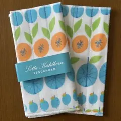 北欧柄　Lotta Kühlhorn ふきん 2枚セット　ストックホルム