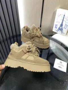 美品　ugg ブーツ　厚底　ベージュ　サイズ24 楽天市場】アグ シティファンク ミッド UGG ブーツ レディース