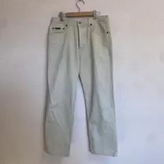 《Calvin Klein 》ベージュ　ストレートデニムパンツ【L】