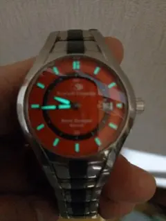 【オリエント時計】Town & Country 腕時計　チタン　陰陽