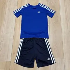 adidas ブルー/濃ネイビー 上下セット 130のサムネイル