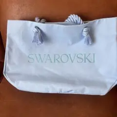 SWAROVSKI スワロフスキー トートバッグ ライトブルーのサムネイル