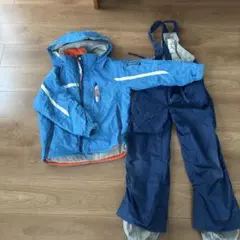 DESCENTE 子ども用 スキーウェア 青