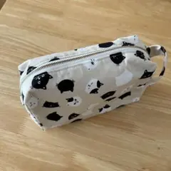 コットン猫ポーチ