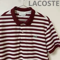 極美品【LACOSTE】ポロシャツ スリムフィット メンズUS/L（JP/XL）