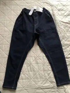 新品 ブランシェス デニム パンツ 140 インディゴ ブルー テーパード