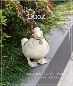 アヒル ダック 鳥 ガーデンオーナメント オブジェ 置物 インテリア 親