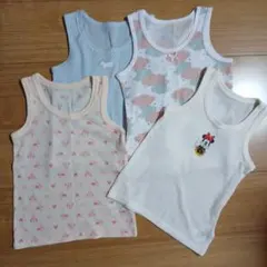 女の子向けタンクトップ4枚セット