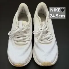 NIKE スニーカー レディース 24.5cm 白 軽量 ランニングのサムネイル