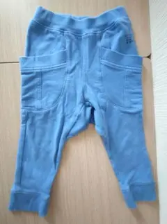 BREEZE 水色 スウェットパンツ コットン混紡 ポケット付 春服 80