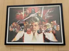【非売品】「スターウォーズ ダースベイダー キャラファイングラフ 複製原画」 非売品】「スターウォーズ ダースベイダー キャラファイングラフ 複製