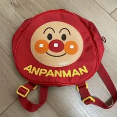 ANPANMAN 丸型リュック 赤　アンパンマン　子ども用　①