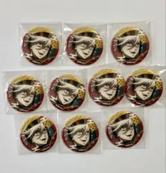 鬼滅の刃　トレーディンググリッター缶バッジ　童磨10点