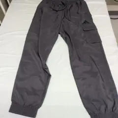 adidas カーゴパンツ ドローコード グレーのサムネイル