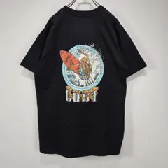 LOST　半袖　Tシャツ　厚手　L　バックプリント　状態良好　リユース　古着のサムネイル