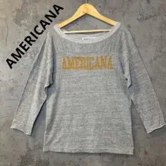 AMERICANA アメリカーナ　カットソー　七分袖　ロンT Tシャツ　M