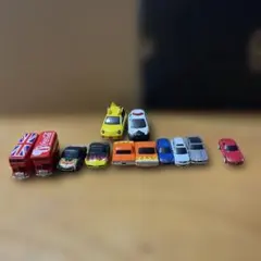 ミニカー 12台セット コカ・コーラバス ピカチュウカー　パトカーなど