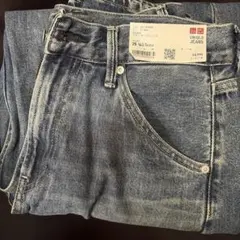 UNIQLO バギーカーブジーンズ 25 (63.5cm) 67 Blue