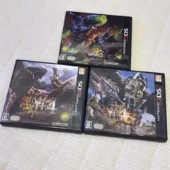 3DS モンスターハンター4・4G・クロス 3本セット - メルカリ