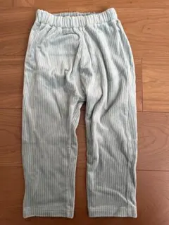 GU ジーユー　サマナルパンツ　コーデュロイ　裏起毛　100 水色