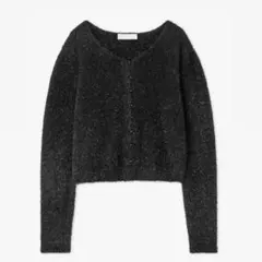 CELFORD Vネックラメニットカーディガン