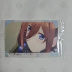 五等分の花嫁 中野三玖カード